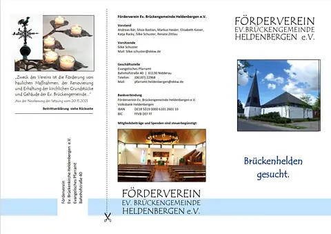 Flyer Förderverein Heldenbergen