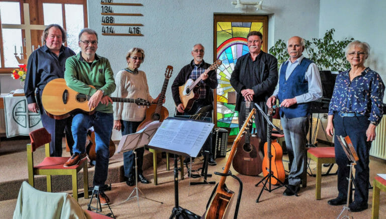 Foto der Gitarrengruppe Ostheim